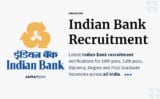 Indian Bank Recruitment 2025 for 170 Specialist Officers, Data Analysts, Credit Analysts, IT and Other